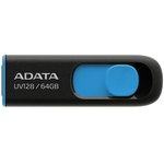 ADATA Flash Drive 64Gb UV128 AUV128-64G-RBE {USB3.0, BLACK/BLUE}