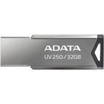 Флеш-память ADATA 32GB AUV250-32G-RBK SILVER