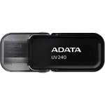 32GB ADATA UV240 Flash Drive, USB 2.0, Black