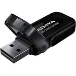 Флэш-накопитель USB2 64GB BLACK AUV240-64G-RBK ADATA