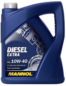 MN75045, Масло моторное 10w40 полусинтетическое mannol 5-л ch-4/sl mn7504-5, diesel extra