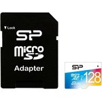SP128GBSTXBU1V21SP, Флеш карта microSD 128GB Silicon Power Elite microSDHC Class ...