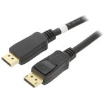 65923, Кабель, DisplayPort1.2, вилка DisplayPort, с обеих сторон, 2м