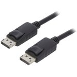 50370, Кабель, DisplayPort 1.2, вилка DisplayPort, с обеих сторон, 0,5м