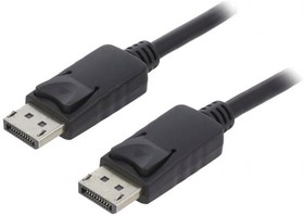 50370, Кабель, DisplayPort 1.2, вилка DisplayPort, с обеих сторон, 0,5м