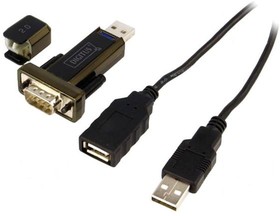 Фото 1/2 DA-70156, Конвертор USB-RS232; chipset FTDI/FT232RL; 0,8м; V: USB 2.0