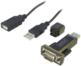 DA-70167, Адаптер USB-RS232; D-Sub 9pin вилка,вилка USB A; USB 2.0