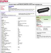 87568-5043, Headers & Wire Housings MGrid IDT Rec W/PolK PolKey .38AuLF ...