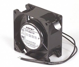 Фото 1/6 8500VW, AC Axial Fan - 115 V - 79.5 x 79.5 x 38 mm - 34 dB - 36.0 CFM (1.01m³/min) - 2 Wire Leads.