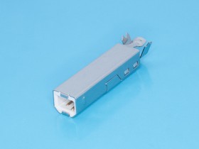 Фото 1/4 USBB-SP-1, USB вилка B, на кабель под пайку, тип 1
