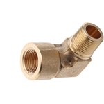 0144 17 17, Brass Pipe Fitting, 90° Threaded Elbow, Male R 3/8in to Female G 3/8in