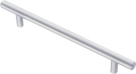 Ручка-рейлинг м/ц 160мм, Д220 Ш6 В30, матовый хром R-3020-160 SC