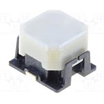 B3AL-1003P, Tactile Switches 3.5N OF Long Stroke Milky White Button