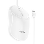 Мышь проводная HOCO GM13 Esteem Business, USB (белая)