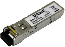 Фото 1/7 D-Link 220T/20KM/A1A WDM SFP-трансивер с 1 портом 100Base-BX-D (Tx:1550 нм, Rx:1310 нм) для одномодового оптического кабеля (до 20 км)