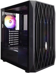 Фото 1/9 1STPLAYER ARIYA AY7 Black / ATX / 4x120mm LED fans / AY7-BK-4F1