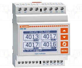 DMG 300 L01, Модульный измеритель мощности, LCD (128x80), V AC 10-480В