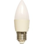 25937, Лампа светодиодная LED 9вт Е27 белый матовая свеча