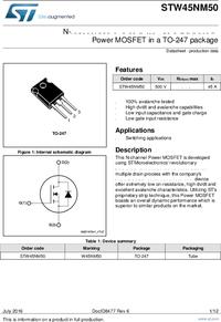 STW45NM50 STMICROELECTRONICS, MOSFET Di Potenza, Canale N, 550 V | Farnell® Alia - Foto 14