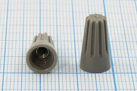 Клемма соединительная кабельная, d 2,5xd9x15 мм, сер, P71
