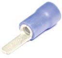 Клемма наконечник на кабель вилка, 2,4x0,9мм, 2,0мм2, обжимная, синий, VBL2-9