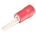 Клемма наконечник на кабель вилка, 2,3x0,9мм, 1,0мм2, обжимная, красный, VBL1-10