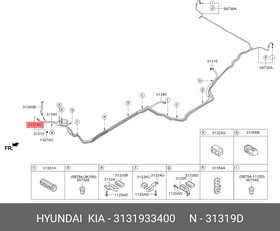 Кольцо уплотнительное HYUNDAI/KIA 31319-33400