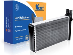 КТ104005, Радиатор отопителя ВАЗ-2108-99,2113-15 алюм. KRAFT