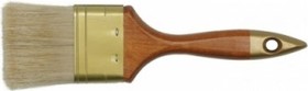 Флейцевая кисть ПРОФИ 102 мм, деревянная ручка 9537