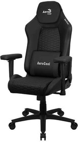 Фото 1/9 4711099471164, Игровое кресло Aerocool CROWN Leatherette All Black