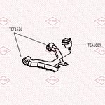 TEA1009, Опора шаровая верхняя L/R