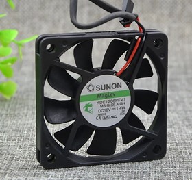 Вентилятор Sunon KDE1206PFV1 DC 12V 1.4W 60x10 2pin