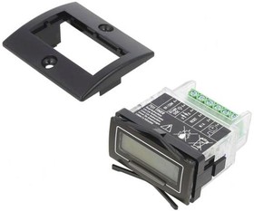 Фото 1/2 7511, 8 Digit LCD Hour Meter - Dry Contact Input - Front Panel (Disable Available) and Remote Reset - 1/32nd DIN Housin ...
