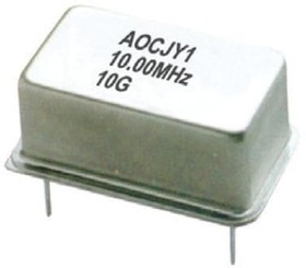 Фото 1/3 AOCJY1A-10.000MHZ, Oscillator VC-OCXO 10MHz ±0.05ppm (Stability) 15pF CMOS 55% 5V 4-Pin Thru-Hole Tray