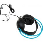 Наушники с микрофоном A4Tech Fstyler FH200i синий 1.8м накладные оголовье ...