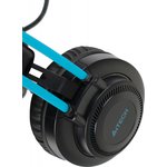 Наушники с микрофоном A4Tech Fstyler FH200i синий 1.8м накладные оголовье ...