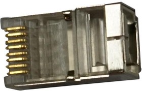 MC002984, Модульный разъем, RJ45 Plug, 1 x 1 (Порт), 8P8C, Cat6, Монтаж на Кабель