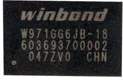(W971GG6JB-18) оперативная память для ноутбука SO-DIMM DDR3, 128 Мб, 133 МГц, Winbond