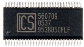 (ICS953805CFLFT) микросхема CLOCK GEN. ICS953805CFLFT TSSOP-56