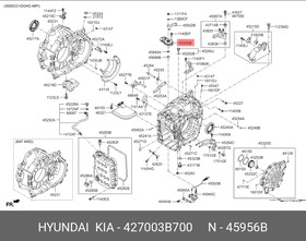 Переключатель кпп HYUNDAI/KIA 42700-3B700