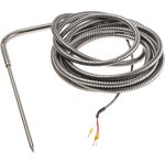 D05978, PT100 RTD Sensor, 5mm Dia, 150mm Long, 3 Wire, Probe, Class B +250°C Max