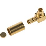 16_MMCX-50-2-2/111_OE, Plug Cable Mount MMCX Connector, 50Ω, Solder Termination ...