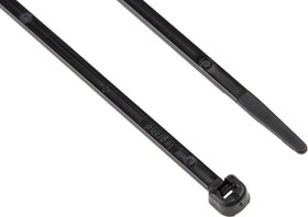 0 320 19, Cable Tie, 280mm x 3.5 mm, Black Nylon, Pk-100