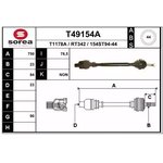 T49154A, Привод правый 770mm 44z ABS\ Renault Megane/Scenic 1.9DCi/DTi JC5 99-02
