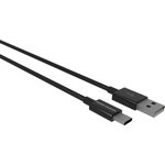 K24AB, Кабель USB - USB Type-C, 1м, More Choice K24a Black