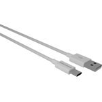 K24AW, Кабель USB - USB Type-C, 1м, More Choice K24a White