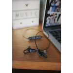 Наушники Bluetooth вакуумные с шейным шнурком More choice BG10 (Blue)