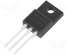 P10F60HP2-5600, Транзистор: N-MOSFET; Hi-PotMOS2; полевой; 600В; 10А; Idm: 40А; 85Вт