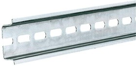 Фото 1/5 2316000, Sheet Steel Perforated DIN Rail, Top Hat Compatible, 287mm x 35mm x 7.5mm