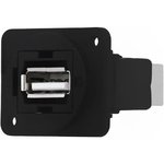 CP30209NX, USB Adapter in XLR Housing, USB-A 2.0 - USB-B 2.0